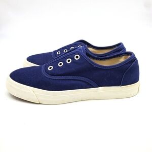 Pro Keds Shoes Women 7 Athletic Navy Blue Canvas Lace Up Sneakers